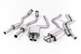 Milltek Audi RS5 B8 COUPÉ (2010 to 2015) Cat-back Exhaust - Non-resonated (louder). Uses OE tailpipe trims